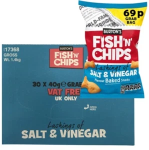 Burtons Fish And Chips 69p PMP volle Box kostenlose schnelle Lieferung  - Bild 1 von 1