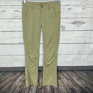 Prana Pants Womens 6 Tan Convertible Hiking Bootcut Stretch Outdoor Nylon - Picture 1 of 12