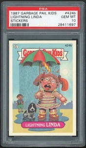 Topps Garbage Pail Kids 11th Series #424b Lightning Linda PSA 10 GEM MINT Os11 - Picture 1 of 2