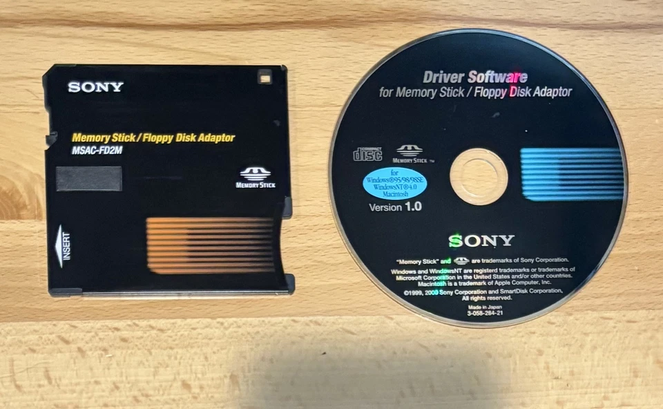 Адаптер для флоппи-дисковода Sony MSAC-FD2MA для карты памяти - Изображение 1 из 1