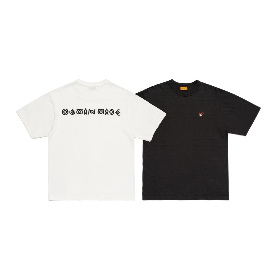 HUMAN MADE x Pokemon Made Graphic T-Shirt Unown White Black MADE IN JAPAN - Image 1 of 1