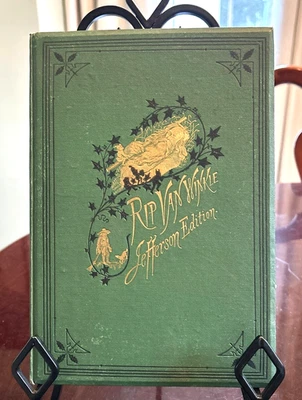 RIP VAN WINKLE 1871 Washington Irving Jefferson Edition Book Kaatskill Mountains - Image 1 of 4