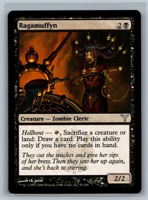 Magic The Gathering Dissension Ragamuffyn #51/180 MTG TCG CCG - Image 1 of 2