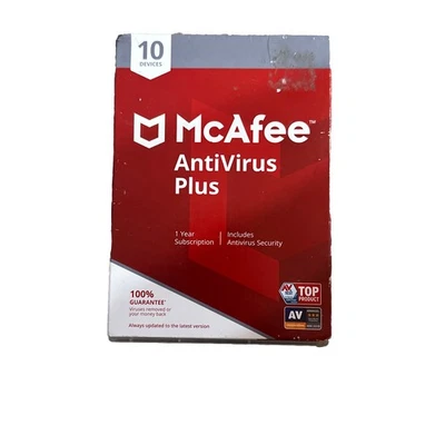 McAfee Antivirus Essential Protection For Your PC 10 Devices Brand New Sealed - Image 1 of 2