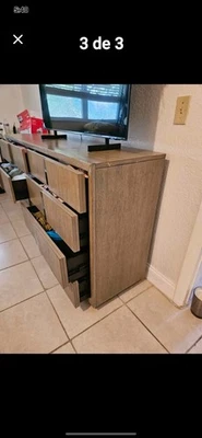 Cómoda 6 Cajones, Moderna .king Foto 1 de 3