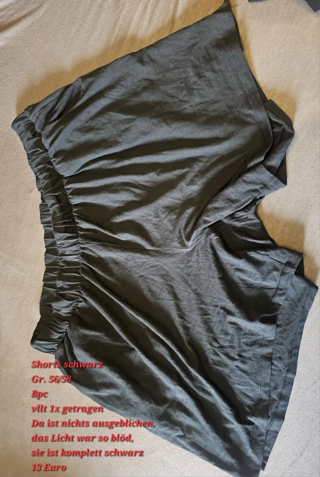 Shorts schwarz, gr. 56/58, vllt 1x getragen, Bpc - Bild 1 von 1