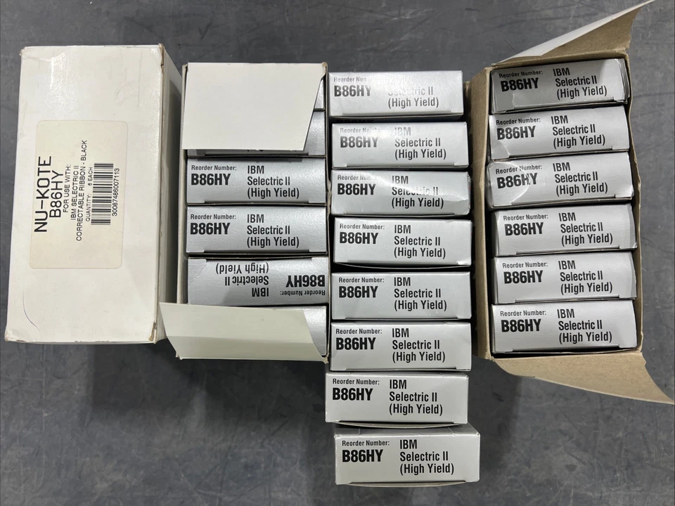 lot (26) Nu-Kote B86HY IBM Selectric II Typewriter Ribbon Correctable Film - Image 1 of 1