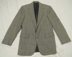 Vintage Ralph Lauren Polo Wool Blend 2 Button Blazer Sport Coat Jacket 38 R USA - Picture 1 of 7