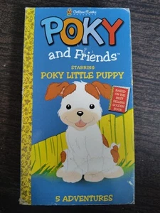 Poky Friends Starring Poky Little Puppy VHS 1999 Golden Books Presents TESTED - Picture 1 of 3