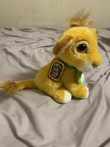 Vintage 1993 Disney König der Löwen Mattel schnurrendes Baby Simba Jungtier Blatt Halsband Plüsch - Bild 1 von 9