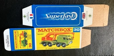 Camión volquete Matchbox Superfast #30 8 ruedas 68-70 tipo F caja repro Foto 1 de 2