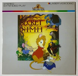 THE SECRET OF NIMH Don Bluth  LASERDISC Animation PRE OWENED - Picture 1 of 2