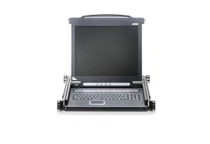 Aten CL1000M-ATA-2XK07SGG Slideaway console 17 LCD SWISS-GERMAN KEYBOARD ~E~ - Picture 1 of 1