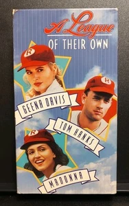 A League of Their Own ~ Tom Hanks Geena Davis Lori Petty Madonna Vhs - Picture 1 of 7