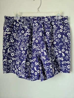Pantalones Cortos Urban Outfitters BDG Para Mujer Talla S Púrpura Floral Pull on Poliéster Nuevos Foto 1 de 4