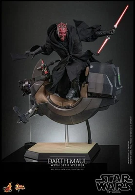 DARTH MAUL WITH SITH SPEEDER – STAR WARS EPISODE I 1/6 HOT TOYS MOVIE MASTERPIEC - Imagen 1 de 4