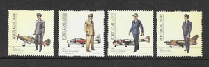 PORTUGAL MNH 1984 MILITARY UNIFORMS & AIRCRAFT SET SCOTT 1589-92 - Picture 1 of 1