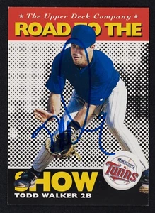 Todd Walker Signed 1995 Upper Deck Road to the Show Card #167 - Picture 1 of 2