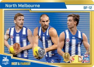 2022 AFL Team Coach North Melbourne Oro + Jy Simpkin B&F Plata - Imagen 1 de 2