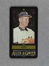 2020 Topps Allen & Ginter's Mini Stained Glass Whitey Ford #62 HOF
