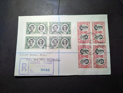 1947 Registrado Rhodesia Cubierta Tren Real a Bulawayo Foto 1 de 2