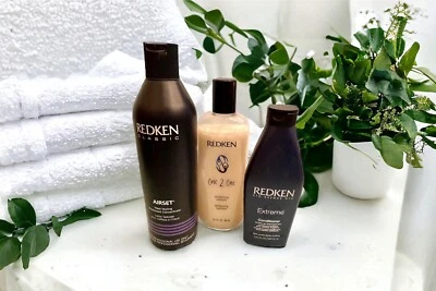 REDKEN Airset Heat Styling Protectant One 2 One Shampoo & Extrem Conditioner Lot - Image 1 of 4