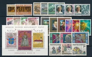 Liechtenstein 1985 conjunto de año completo montado sin montar o nunca montado - Imagen 1 de 1