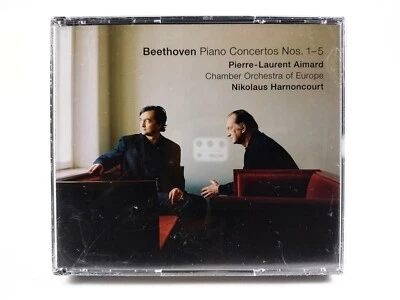 Beethoven Piano Concertos Nos 1 - 5, 3 CD Set Aimard Nikolaus Harnoncourt NEW - Image 1 of 4