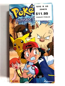 Pokemon Primeape Problems VHS Video Tape 1998 Vol. 8 Brand New Sealed Pioneer - Imagen 1 de 4