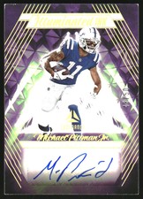 2023 Panini Luminance Illuminated Ink Gold #17 Michael Pittman Jr. Auto /50