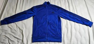 Adidas Men's Jacket 3-Stripe Track Jacket Color Blue & Black Size Small - Picture 1 of 21