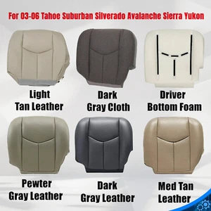 For 2003 2004 2005 2006 GMC Sierra 1500 2500 3500 Replacement Bottom Seat Cover - Picture 1 of 118