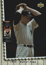 1994 Upper Deck Mantle Heroes #71 Mickey Mantle/1974 Hall of Fame 