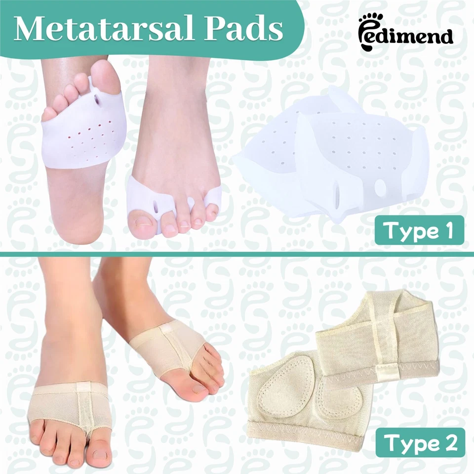 Pedimend Anti-Slip Metatarsal Sleeve for Callus, Metatarsalgia Bunion Protection