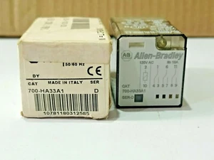 Allen Bradley 700-HA33A1 Relais 120Vac Ith 10A 30Vac - Bild 1 von 5