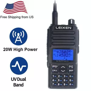 Walkie Talkie LEIXEN UV-25D UV 136-174 y 400-480 MHz Transceptor 20 W Doble PTT - Imagen 1 de 9