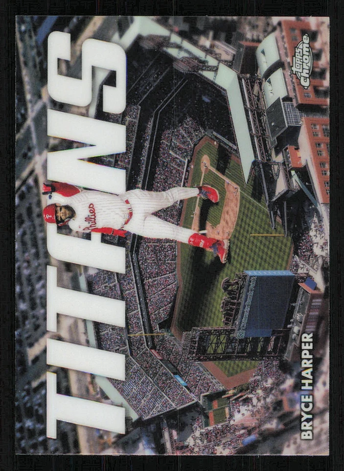 2023 Topps Chrome Titans #CT2 Bryce Harper - Image 1 of 2