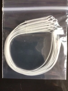 10 Clear,Uk Made, Leader Loops For Connecting to Fly Lines - Picture 1 of 3
