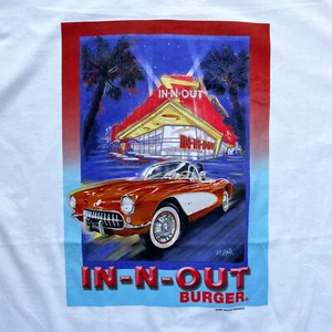 IN N OUT BURGER Men’s Short Sleeve Crew Neck Graphic Tee Shirt sz XXL NWOT - Picture 1 of 7