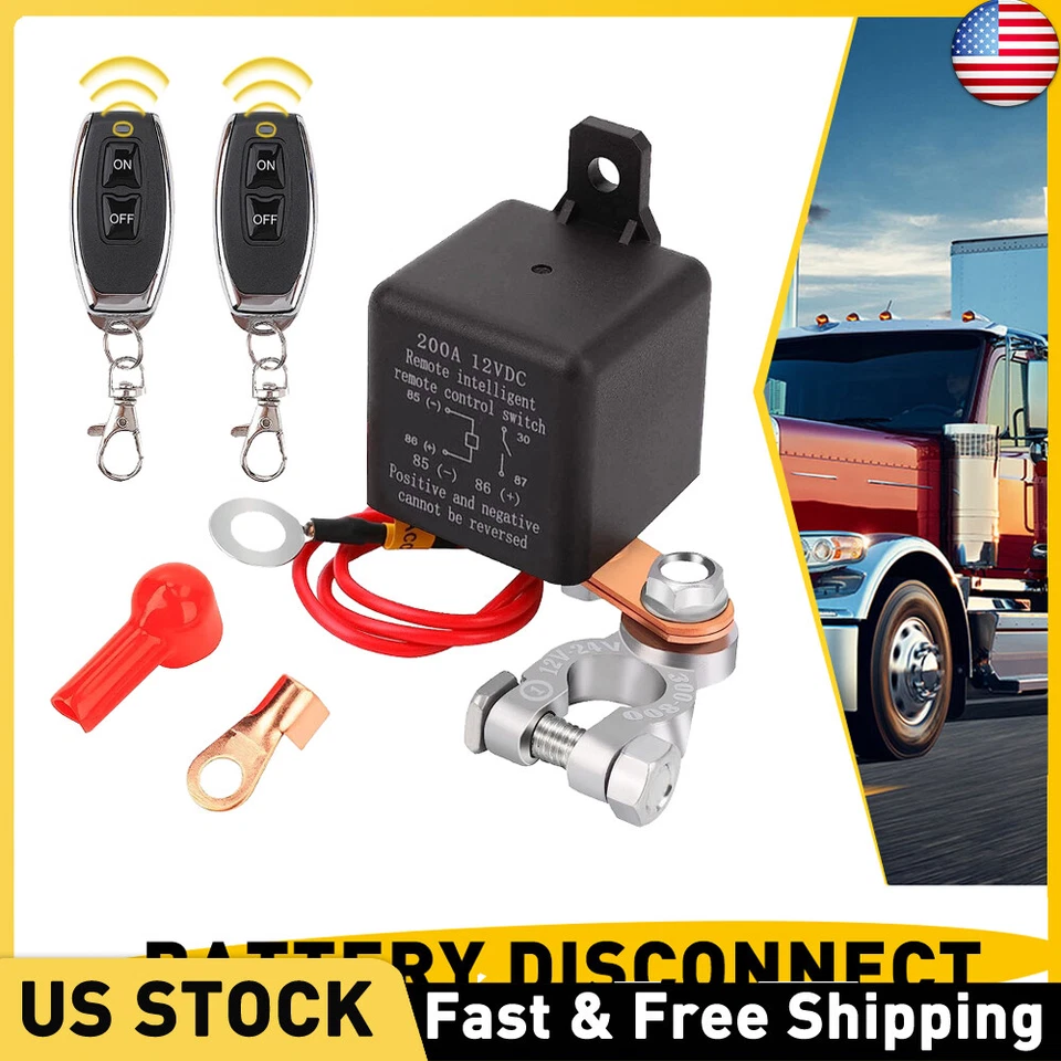 Interruptor de bateria de carro desconectar energia kill master isolador corte controle remoto - Imagem 1 de 4