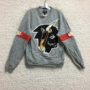 10 Deep Victory Sweater Large Adult Gray Chieftains We Win You Lose Pullover Men - Picture 1 of 14