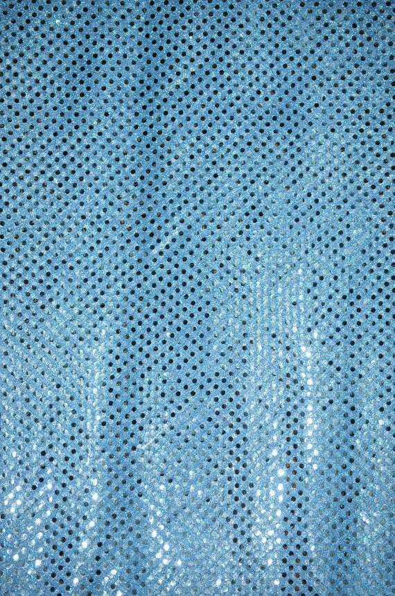 Baby blue Small Dot Sequin 45 inches width sold by the yard Home Decoration  - Image 1 of 1