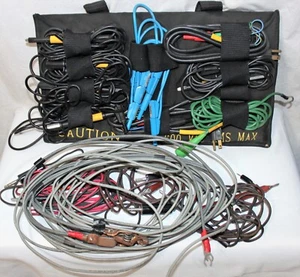 Dranetz 114012 cable set Hawker Siddeley Voltmeter AC DC Test Cable Set - Picture 1 of 5