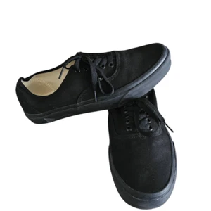 Vans mens Sz 10 black Skateboard canvas shoes - Picture 1 of 5