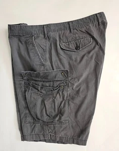 Levi’s Men’s Sz 48 Dark Grey Cargo Shorts 9" Inseam Two Horse Brand - Picture 1 of 10