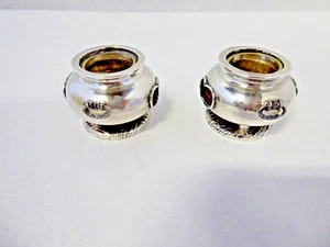 Coppia di saline stile asiatico sterling - Foto 1 di 7
