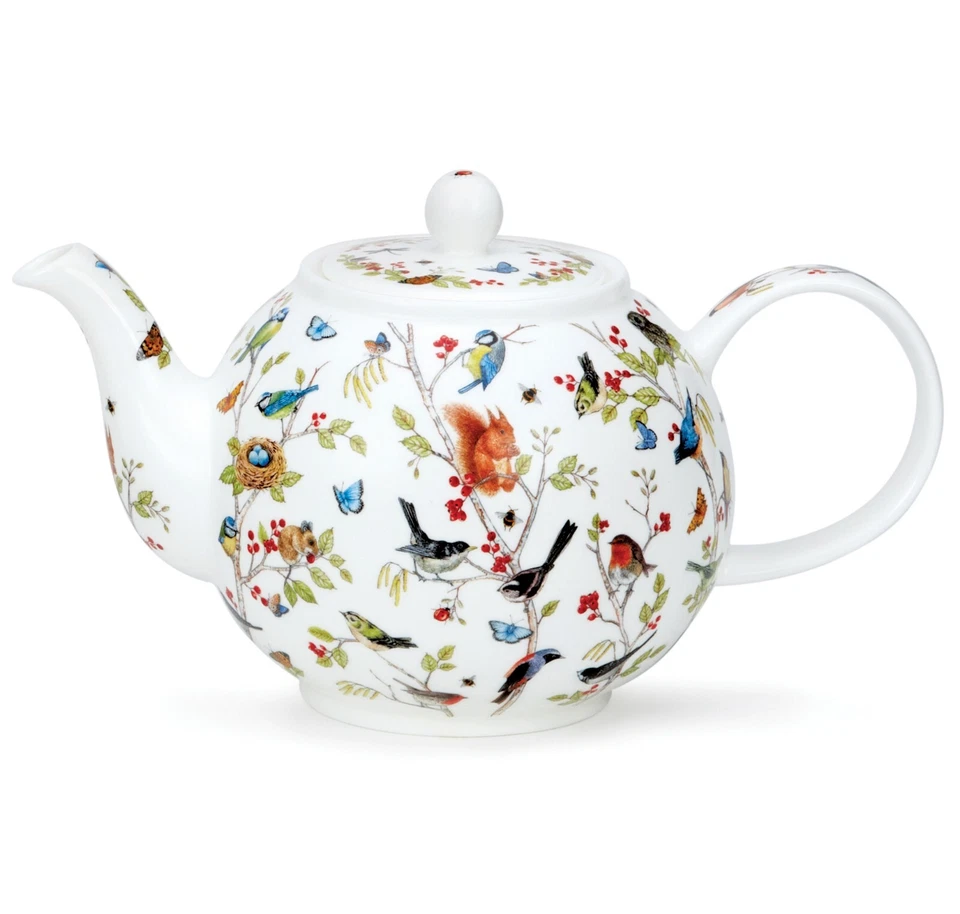 Dunoon Teapot Large Secret Wood 1.2L Fine Bone China Porcelain - Image 1 of 1