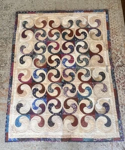 Award Winning Handmade Quilt Reflection 47x51 Brand New - Picture 1 of 13