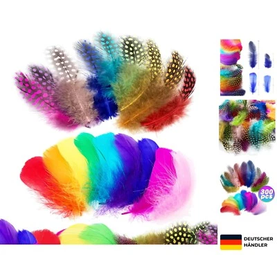 Audamp Bunte Federn 300 Stück Indianer Feder Bunt Feder Handwerk Zum Basteln Für - Bild 1 von 4