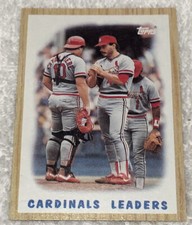 1987 Topps Team Leaders  St. Louis Cardinals #181